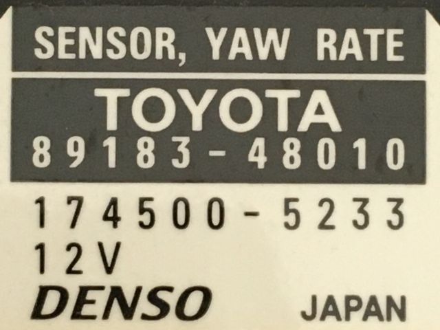 bontott TOYOTA PRIUS Menetstabilizátor Elektronika