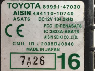 bontott TOYOTA PRIUS Bal első Ajtó Vezérlőegység