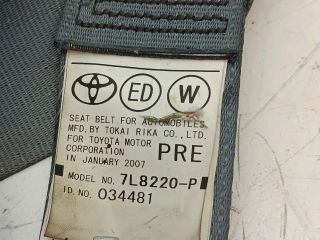 bontott TOYOTA PRIUS Bal első Biztonsági Öv