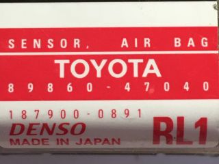 bontott TOYOTA PRIUS Bal első Oldal Ütközés Érzékelő