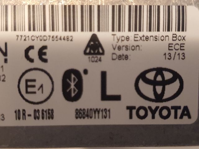 bontott TOYOTA PRIUS Bluetooth Elektronika