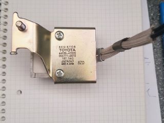 bontott TOYOTA PRIUS Előtét Ellenállás Fűtőmotor