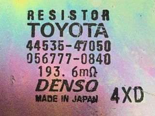 bontott TOYOTA PRIUS Előtét Ellenállás Fűtőmotor