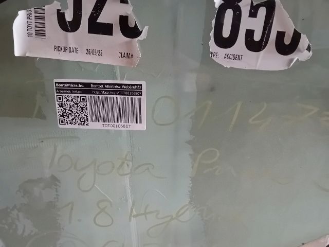 bontott TOYOTA PRIUS Első Szélvédő