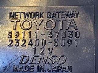 bontott TOYOTA PRIUS Gateway Elektronika