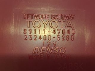 bontott TOYOTA PRIUS Gateway Elektronika