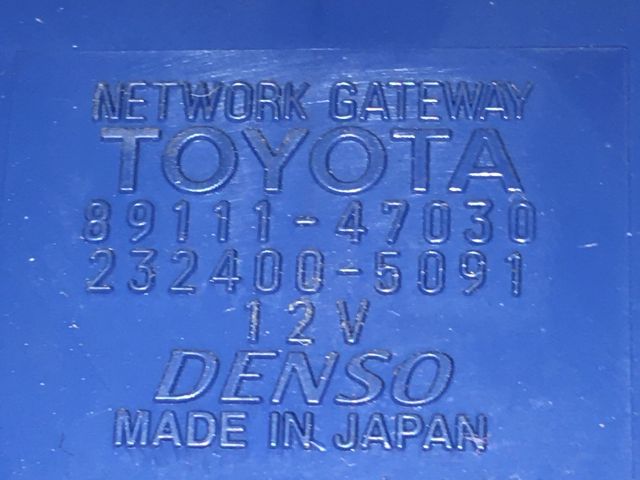 bontott TOYOTA PRIUS Gateway Elektronika