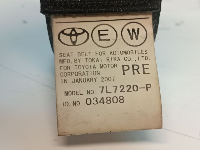 bontott TOYOTA PRIUS Jobb első Biztonsági Öv