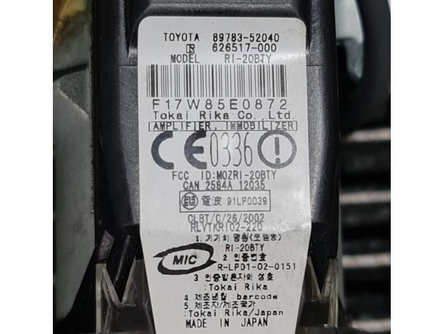 bontott TOYOTA RAV 4 Gyújtáskapcsoló