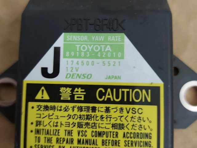 bontott TOYOTA RAV 4 Menetstabilizátor Elektronika