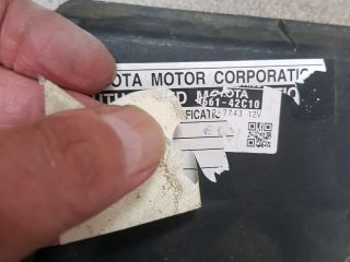 bontott TOYOTA RAV 4 Motorvezérlő