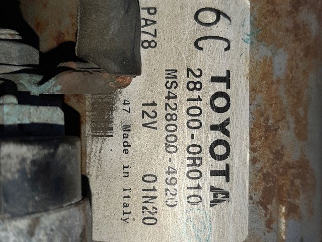 bontott TOYOTA RAV 4 Önindító