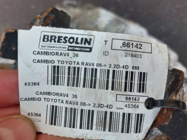 bontott TOYOTA RAV 4 Váltó (Mechanikus)
