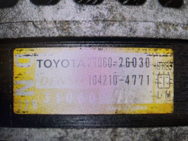 bontott TOYOTA RAV 4 Generátor