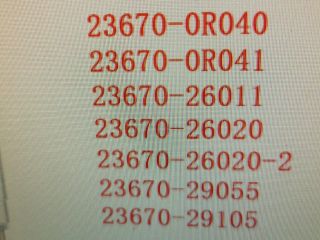 bontott TOYOTA RAV 4 Porlasztó (1 db)