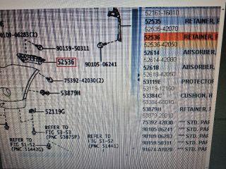 bontott TOYOTA RAV 4 Bal első Lökhárító Tartó (Műanyag)