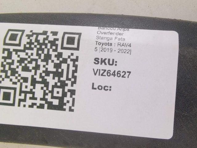 bontott TOYOTA RAV 4 Bal első Sárvédő Díszléc