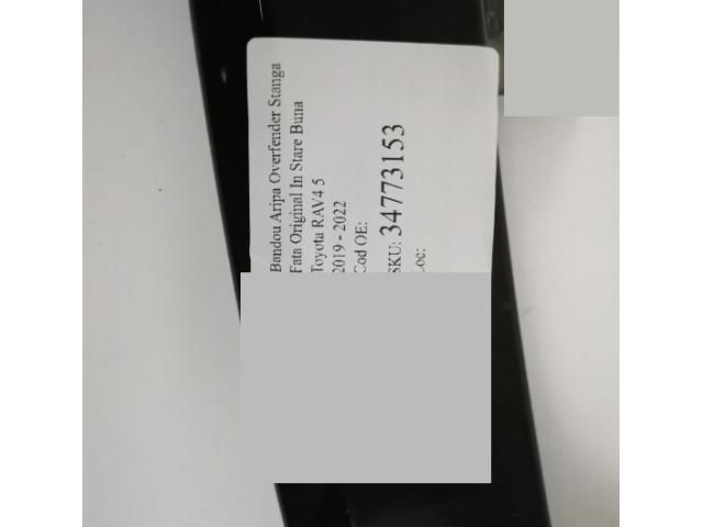 bontott TOYOTA RAV 4 Bal első Sárvédő Díszléc