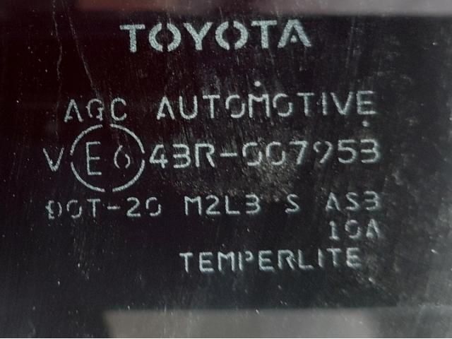 bontott TOYOTA RAV 4 Bal hátsó Ablak