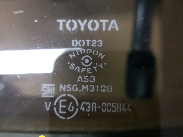 bontott TOYOTA RAV 4 Bal hátsó Fixüveg (Ajtóban)