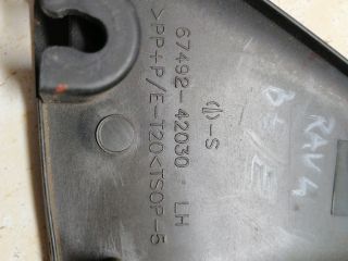 bontott TOYOTA RAV 4 Bal Visszapillantó Tükör Kárpit