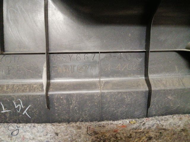 bontott TOYOTA RAV 4 Csomagtérajtó Kárpit