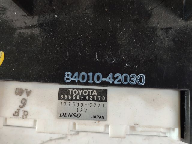 bontott TOYOTA RAV 4 Fűtéskapcsoló (digit klímás)