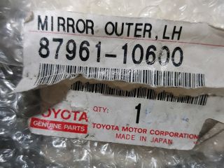 bontott TOYOTA STARLET Bal Tükörlap