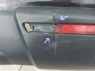 bontott TOYOTA URBAN CRUISER Hátsó Lökhárító (Részeivel)