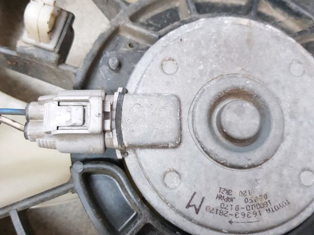 bontott TOYOTA VERSO Hűtőventilátor