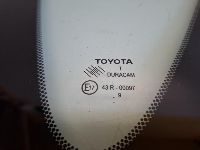 bontott TOYOTA VERSO Bal C Oszlop Oldalablak Üveg