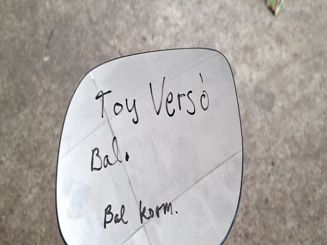 bontott TOYOTA VERSO Bal Tükörlap