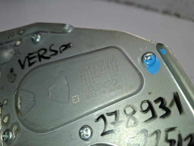 bontott TOYOTA VERSO Hátsó Ablaktörlő Motor