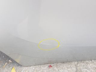 bontott TOYOTA VERSO Jobb hátsó Ajtó (Üres lemez)