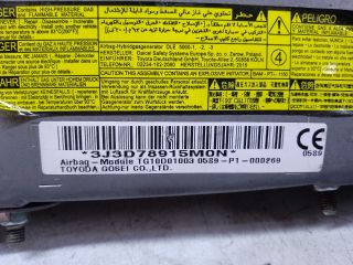 bontott TOYOTA VERSO Utasoldali Légzsák