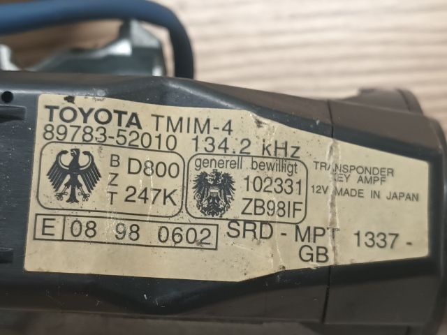 bontott TOYOTA YARIS Gyújtáskapcsoló