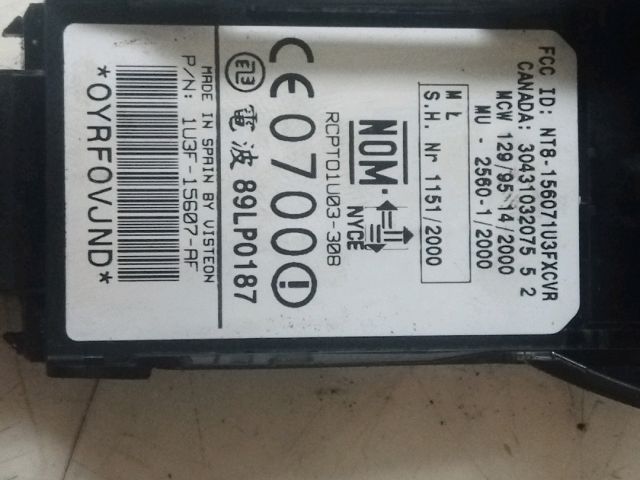 bontott TOYOTA YARIS Immobilizer Elektronika