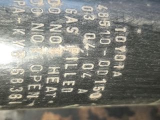 bontott TOYOTA YARIS Jobb első Gólyaláb (Lengécsillapító, Rugó)