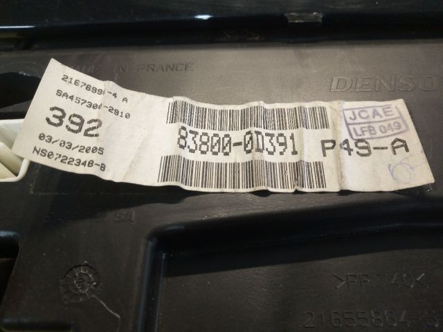 bontott TOYOTA YARIS Kilométeróra