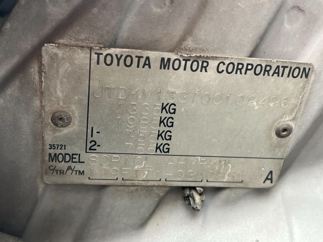 bontott TOYOTA YARIS Motor (Fűzött blokk hengerfejjel)