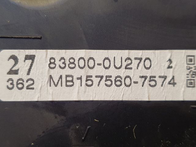 bontott TOYOTA YARIS Kilométeróra