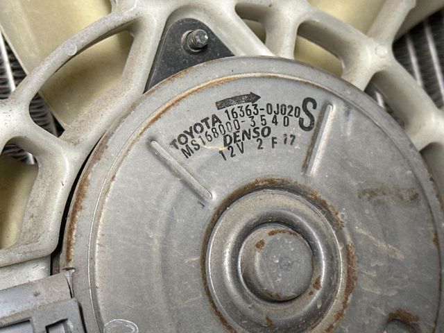 bontott TOYOTA YARIS Hűtő Ventilátor(ok), Radiátor(ok) Szett