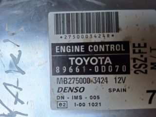 bontott TOYOTA YARIS Motorvezérlő