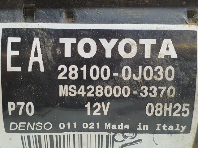 bontott TOYOTA YARIS Önindító