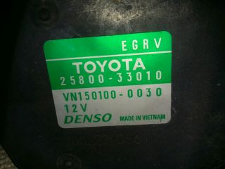 bontott TOYOTA YARIS EGR / AGR Szelep