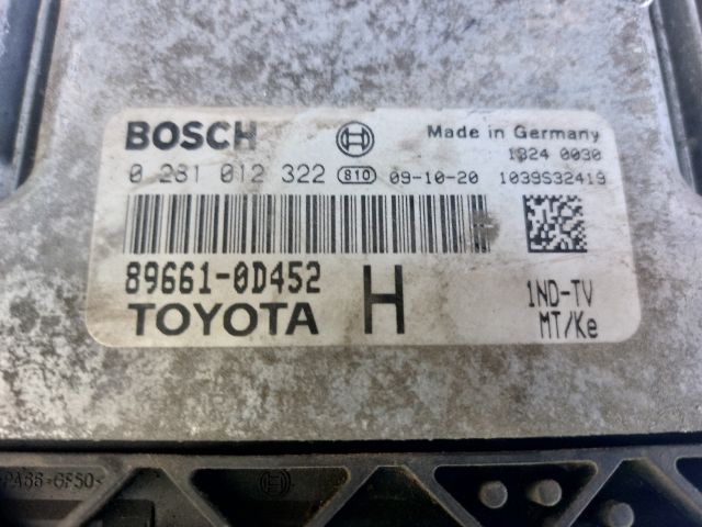 bontott TOYOTA YARIS Motorvezérlő