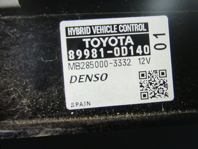 bontott TOYOTA YARIS Hybrid Vezérlőegység