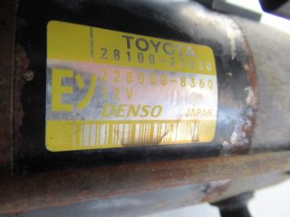 bontott TOYOTA YARIS Önindító