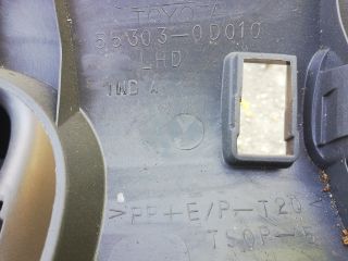 bontott TOYOTA YARIS Alsó Műszerfal Burkolat