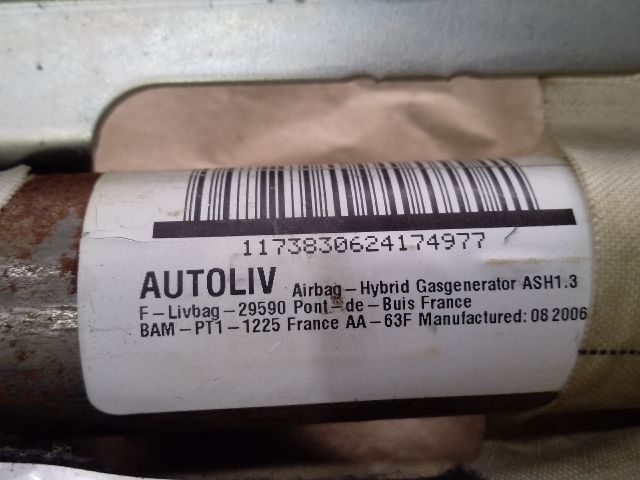 bontott TOYOTA YARIS Bal első Függöny Légzsák